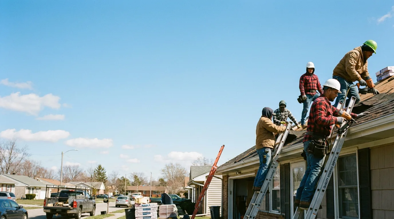 Roofing in Sherrard, IL near me